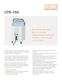 Thumbnail of document Data Sheet - LTR-150 Dry Block and Liquid Bath
